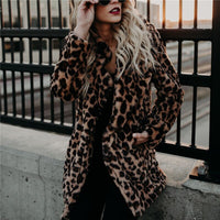 Leopard Print Women's Coat | Stylish and Warm Outerwear-Leopard-S-State of Style