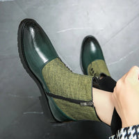 Levi Luxe Leather Men's Boots-Black-6-State of Style