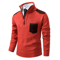 Liam Casual Men's Jumper-Orange-XS-State of Style