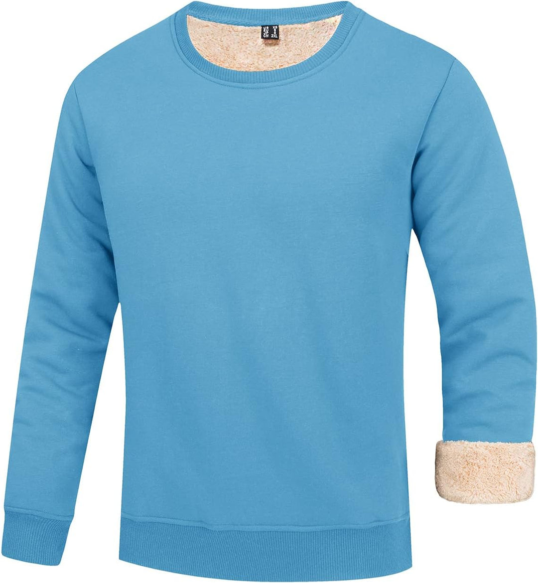 Liam Men's Fleece Sweatshirt-Light Blue-S-State of Style