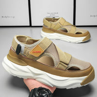 Light EVA summer slippers for women and men with designer look – Elian-Beige-3.5-State of Style