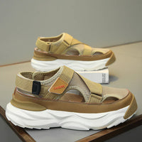 Light EVA summer slippers for women and men with designer look – Elian-Beige-3.5-State of Style