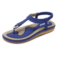 Light flat summer sandals for women – Elodie-Blue-3-State of Style