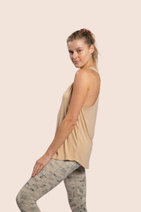 Light Ladies Flow Tank Top – Liora-Beige-S-State of Style