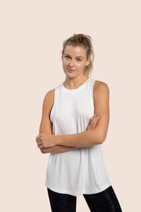 Light Ladies Flow Tank Top – Liora-Beige-S-State of Style