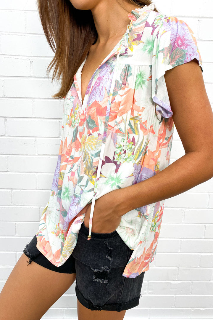 Light Ladies Summer Top – Isaline-Pastel-S-State of Style