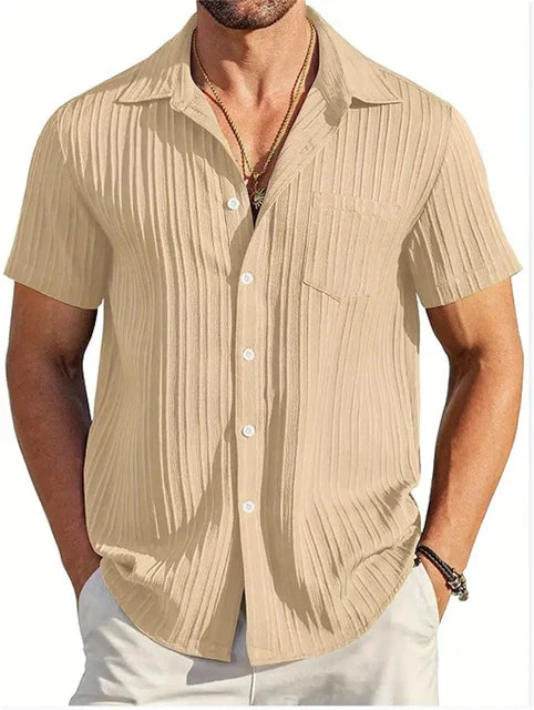 Light Linen Shirt for Men – Breathable & Relaxed Fit – Jonas-Black-S-State of Style