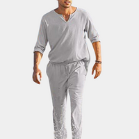 Light Men's Set 2-Piece – Bastien-Light grey-S-State of Style