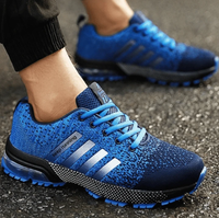 Light & Orthopaedic Comfort Sneakers with Cushioning – Movix Air-Blue-3-State of Style