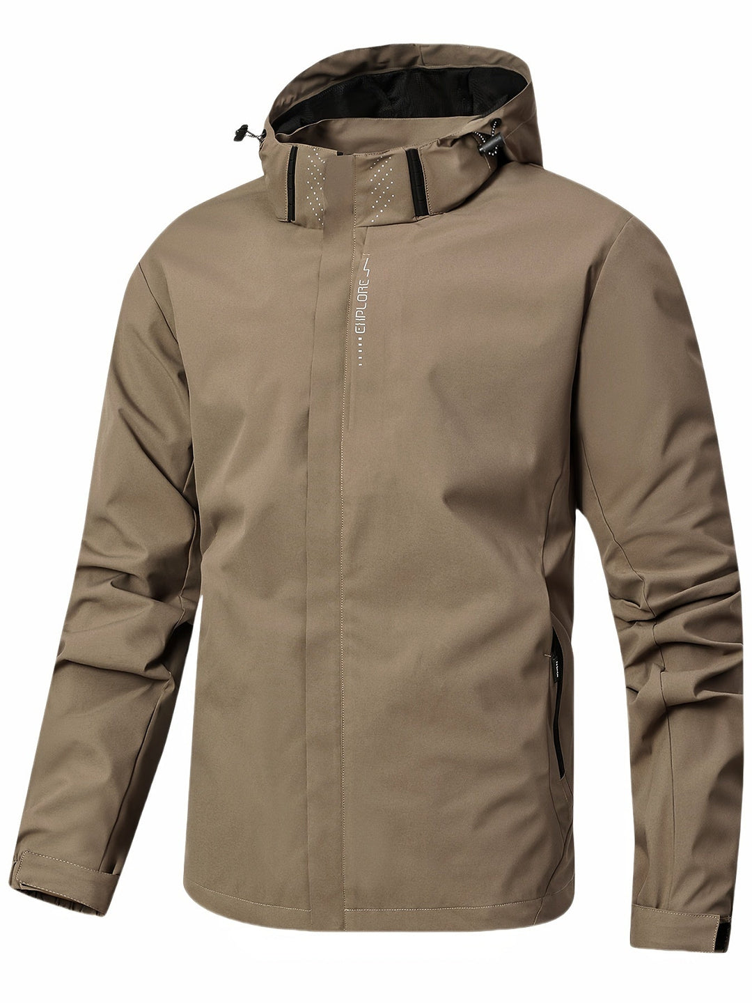 Light Softshell Men’s Jacket – Magnus-Khaki-S-State of Style
