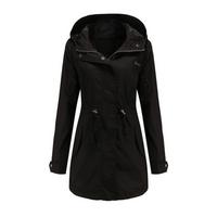 Light & Stylish Women's Summer Jacket with Long Fit – Amira-Black-S-State of Style