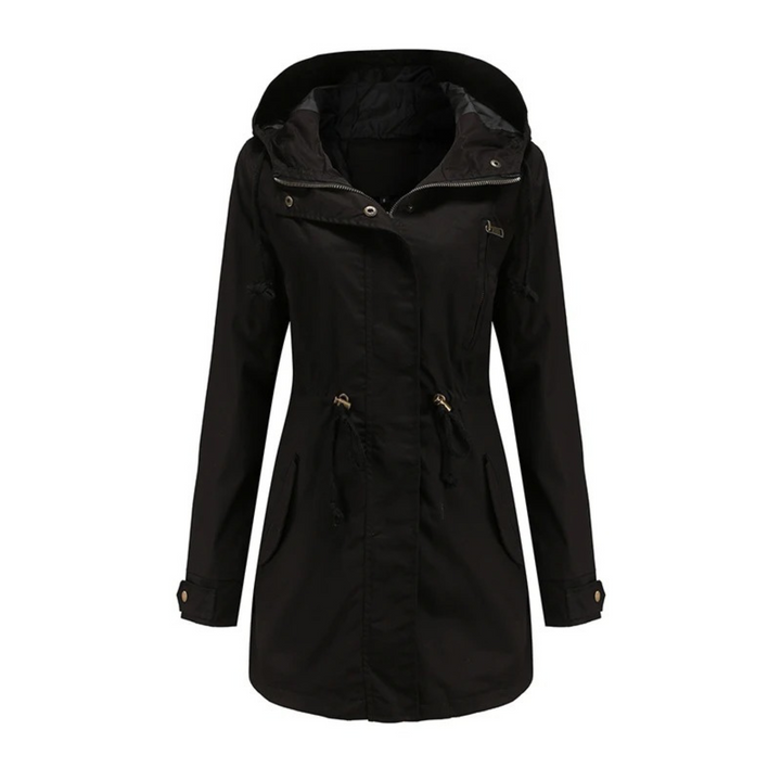 Light & Stylish Women's Summer Jacket with Long Fit – Amira-Black-S-State of Style