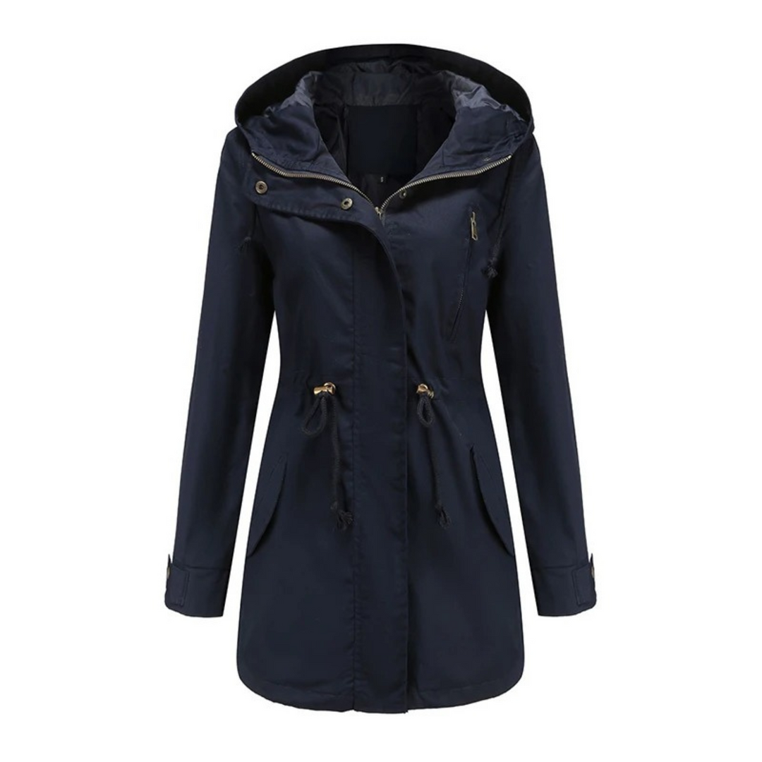 Light & Stylish Women's Summer Jacket with Long Fit – Amira-Blue-S-State of Style