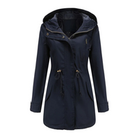 Light & Stylish Women's Summer Jacket with Long Fit – Amira-Blue-S-State of Style
