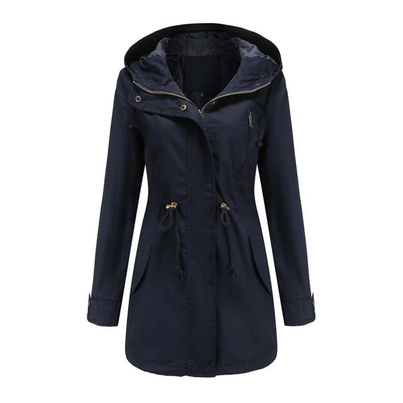 Light & Stylish Women's Summer Jacket with Long Fit – Amira-Blue-S-State of Style