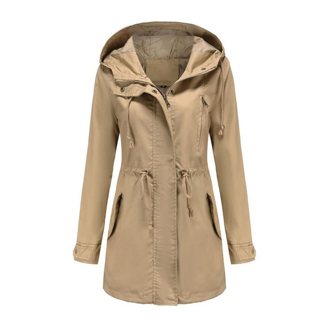 Light & Stylish Women's Summer Jacket with Long Fit – Amira-Brown-S-State of Style
