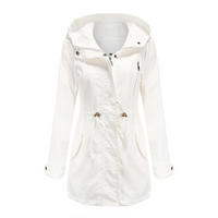 Light & Stylish Women's Summer Jacket with Long Fit – Amira-White-S-State of Style