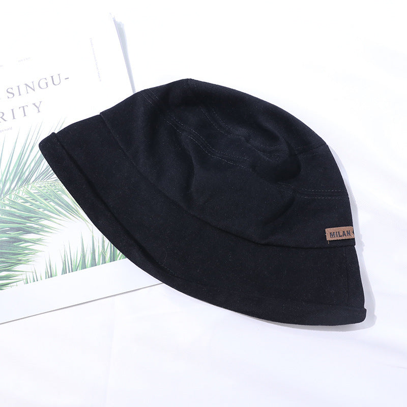 Light summer bucket hat with fine seam design – StitchShade-Black-State of Style