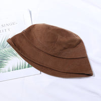 Light summer bucket hat with fine seam design – StitchShade-Brown-State of Style