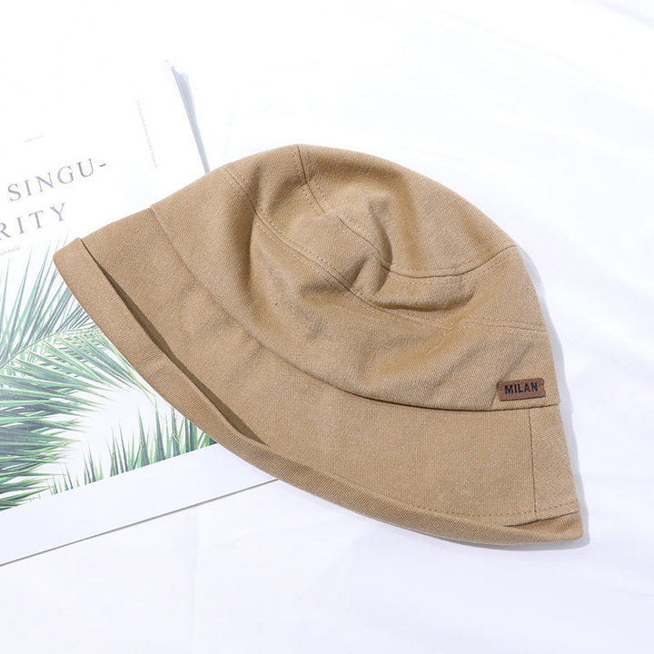 Light summer bucket hat with fine seam design – StitchShade-Khaki-State of Style