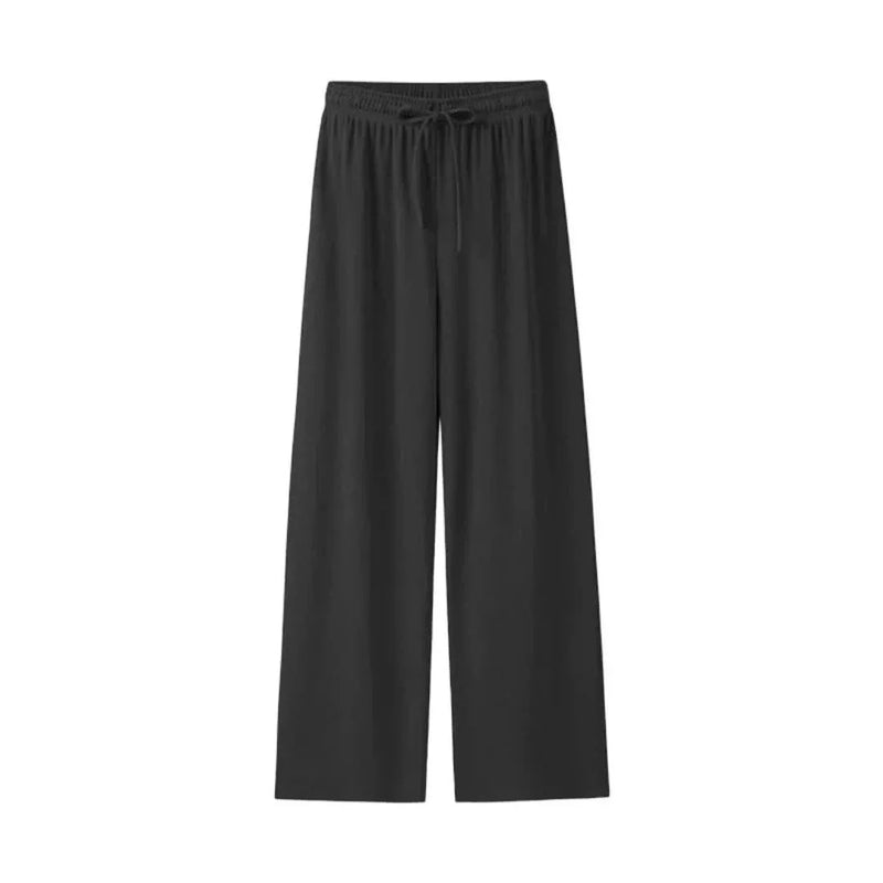 Light summer linen trousers for women – Mira-Black-L-State of Style