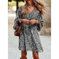 Light summer midi dress with a fitted silhouette - Elina-Gray-S-State of Style