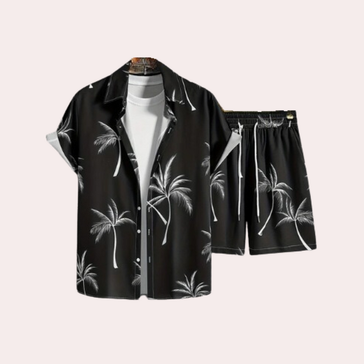 Light Summer Set for Men - Elias-Black-S-State of Style