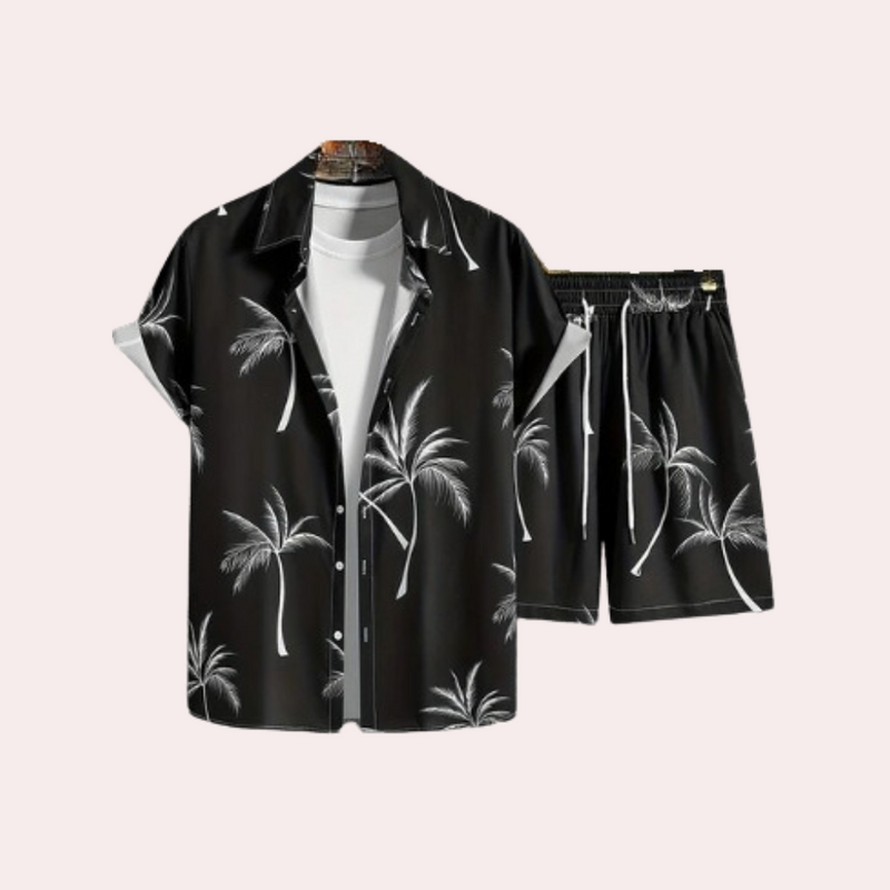 Light Summer Set for Men - Elias-Black-S-State of Style