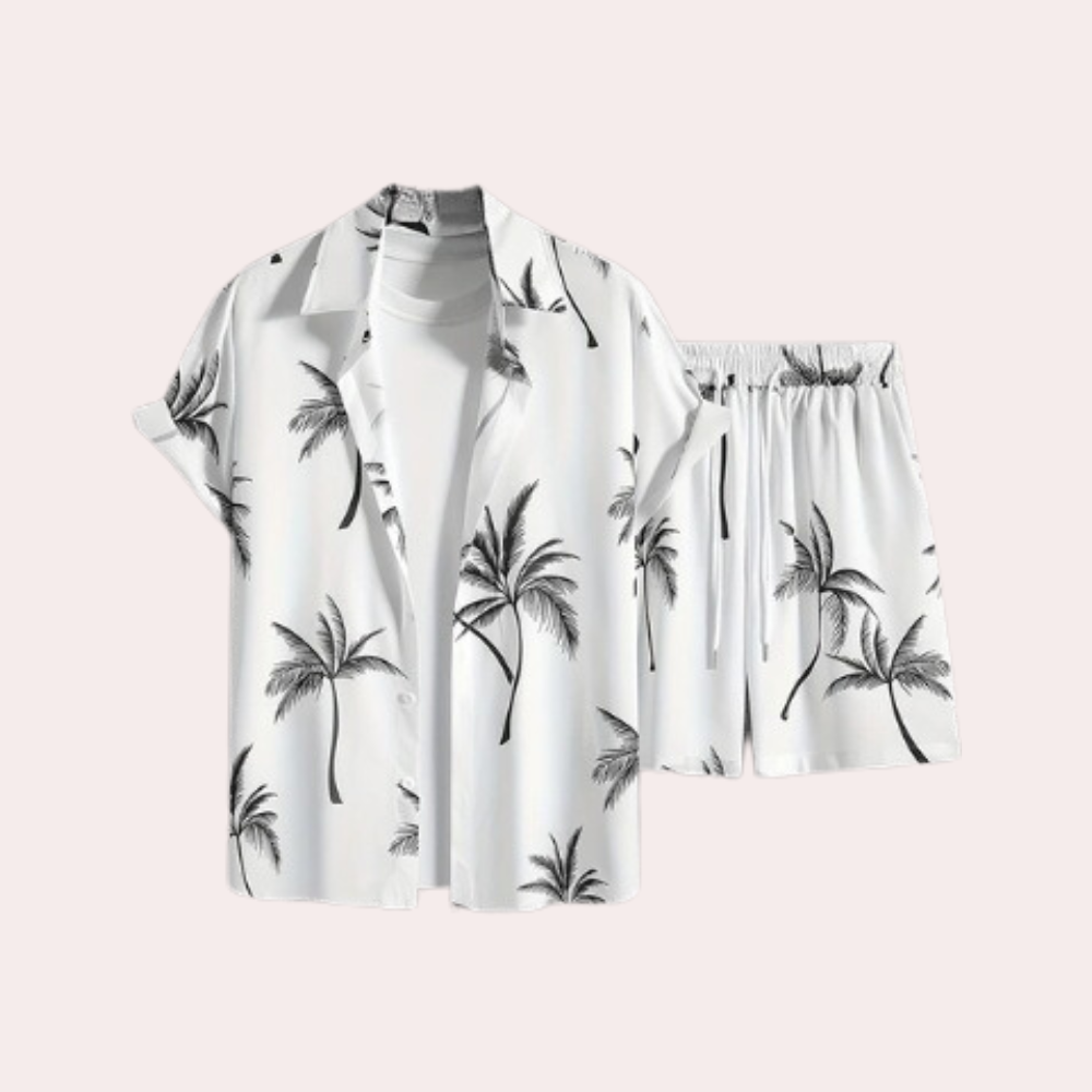 Light Summer Set for Men - Elias-White-S-State of Style