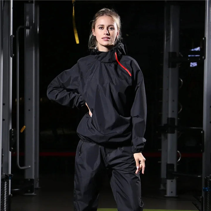 Light Unisex Training Set with Zipper & Hood – Remo-Ladies' Black-S-State of Style