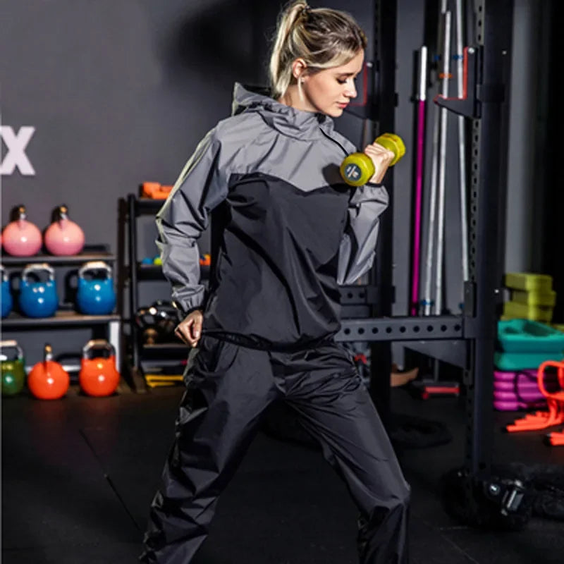 Light Unisex Training Set with Zipper & Hood – Remo-Ladies' Grey-S-State of Style