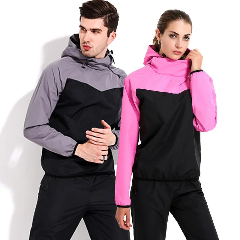 Light Unisex Training Set with Zipper & Hood – Remo-Men's Black-S-State of Style