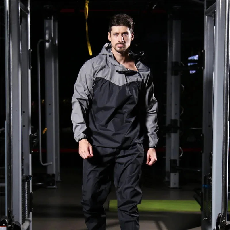 Light Unisex Training Set with Zipper & Hood – Remo-Men's Grey-S-State of Style