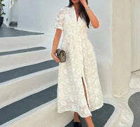 Light White Summer Dress – Eleni-S-State of Style