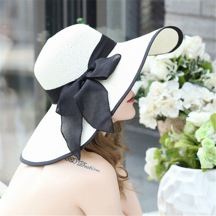 Light women's summer hat with a wide brim and stylish design – Vivian-White-State of Style