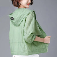 Light Women’s Summer Jacket – Ylva-Green-S-State of Style