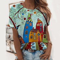 Light women's T-shirt with print for everyday and holiday - SummerFun-S-State of Style