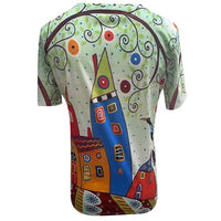 Light women's T-shirt with print for everyday and holiday - SummerFun-S-State of Style