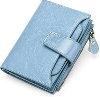 Compact Multi-Functional Leather Wallet – RFID Blocking
