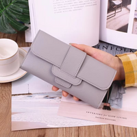 Minimalist Long Leather Wallet – Elegant & Organised Design