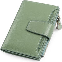 Compact Multi-Functional Leather Wallet – RFID Blocking