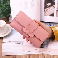 Minimalist Long Leather Wallet – Elegant & Organised Design