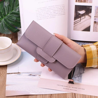 Minimalist Long Leather Wallet – Elegant & Organised Design