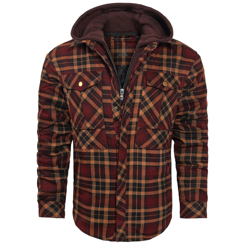 Lightweight Autumn Jacket for Men - Vertex-Dark Orange-S-State of Style