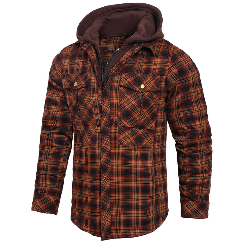 Lightweight Autumn Jacket for Men - Vertex-Dark Orange-S-State of Style