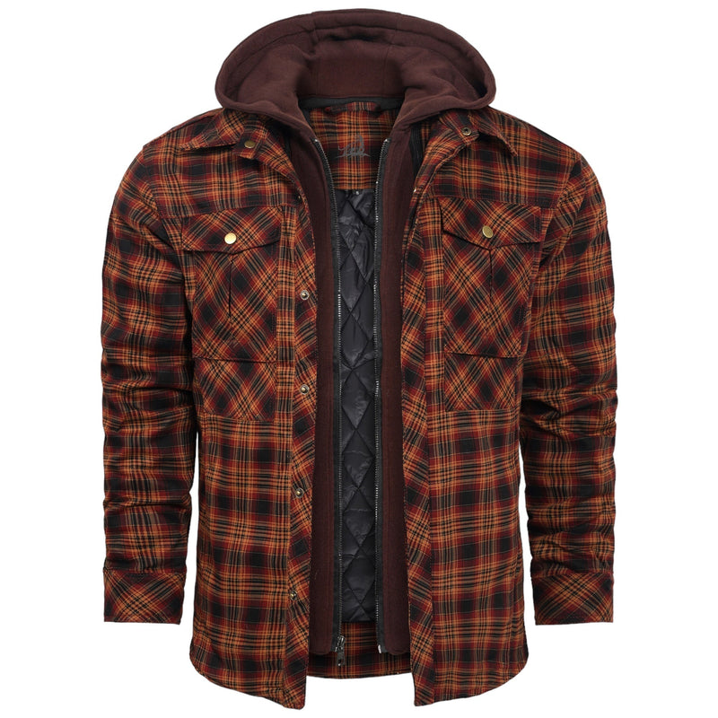 Lightweight Autumn Jacket for Men - Vertex-Dark Orange-S-State of Style
