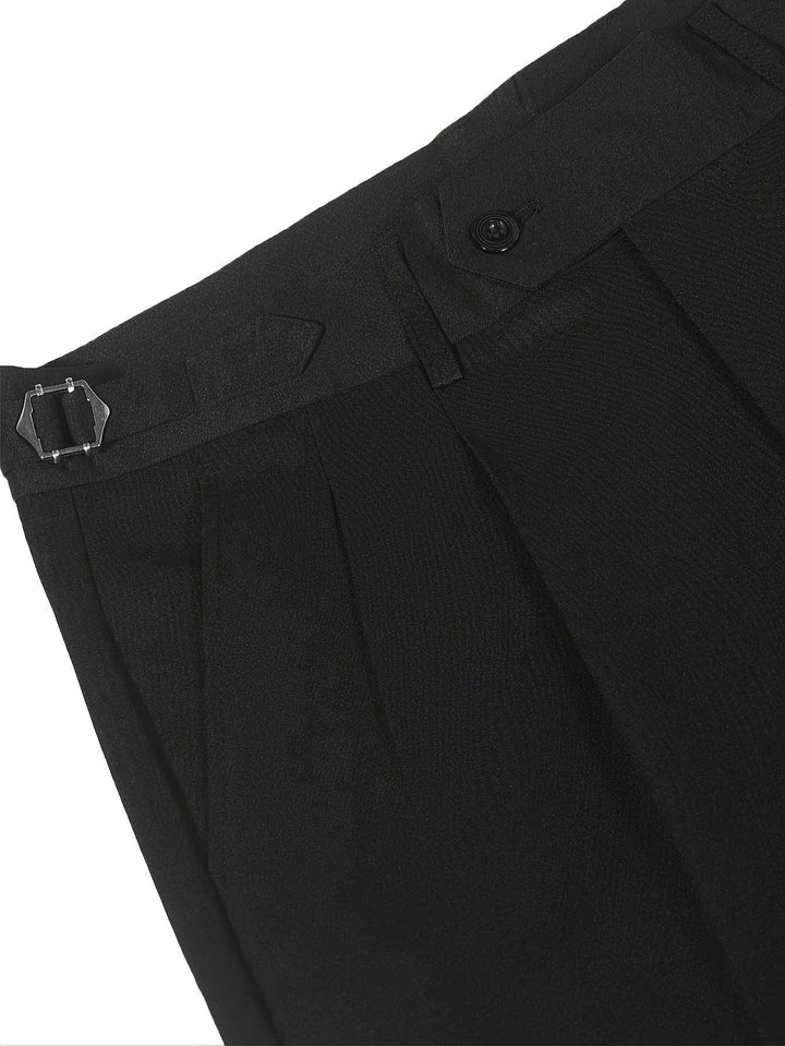 Lightweight Black Business Trousers for Men - Finn-S-State of Style