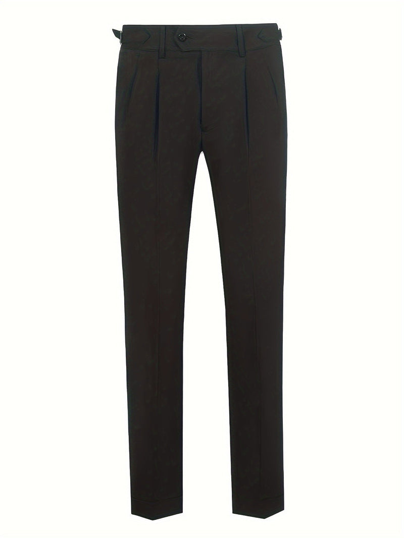 Lightweight Black Business Trousers for Men - Finn-S-State of Style
