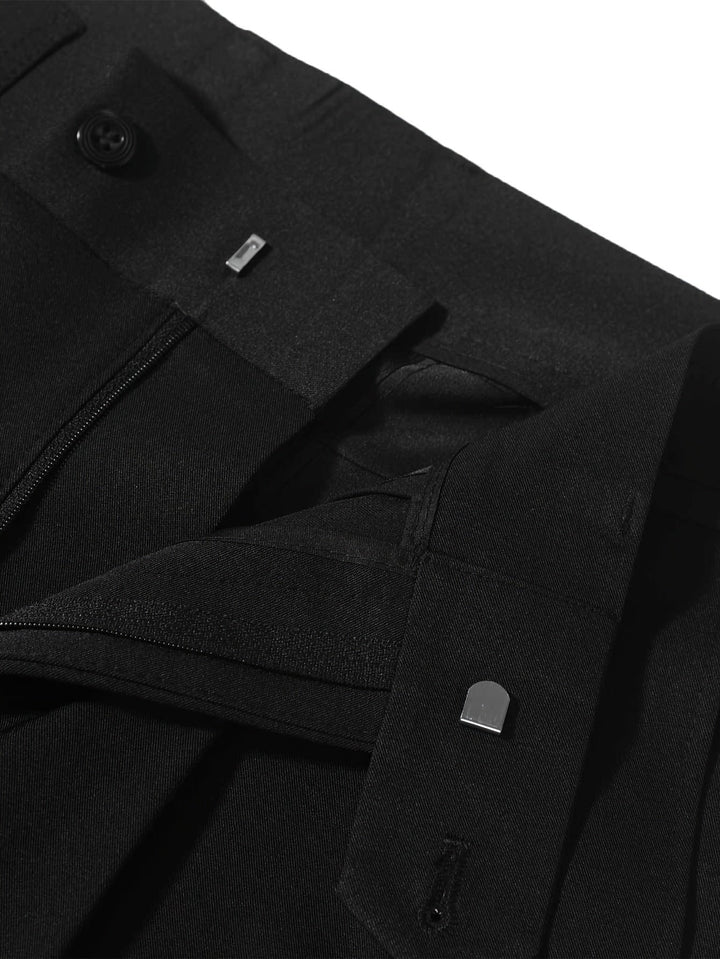 Lightweight Black Business Trousers for Men - Finn-S-State of Style