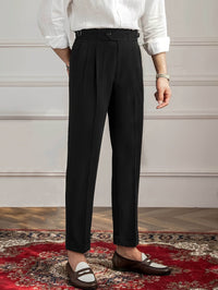 Lightweight Black Business Trousers for Men - Finn-S-State of Style